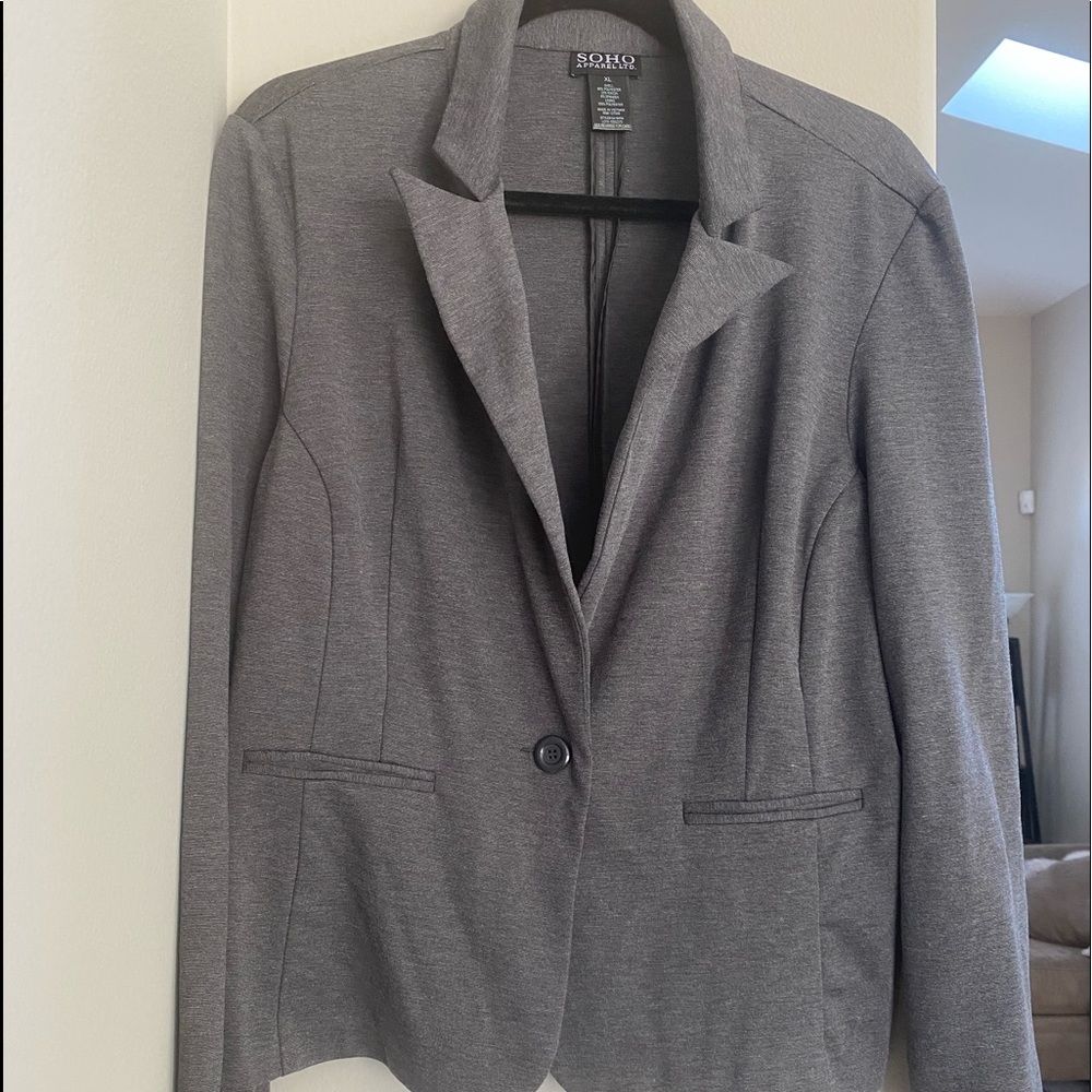 Charcoal grey blazer